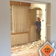 Démolition d'un mur