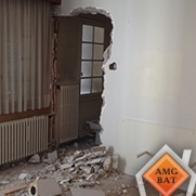 Démolition mur porteur